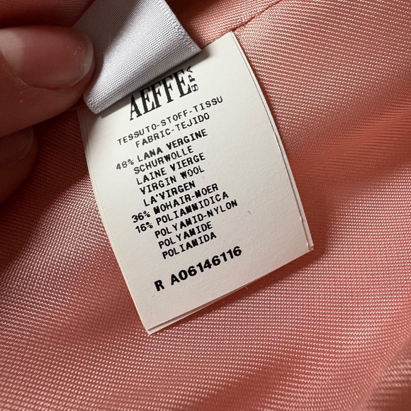 Boutique Moschino Pink Mohair Coat - Picture 3 of 4